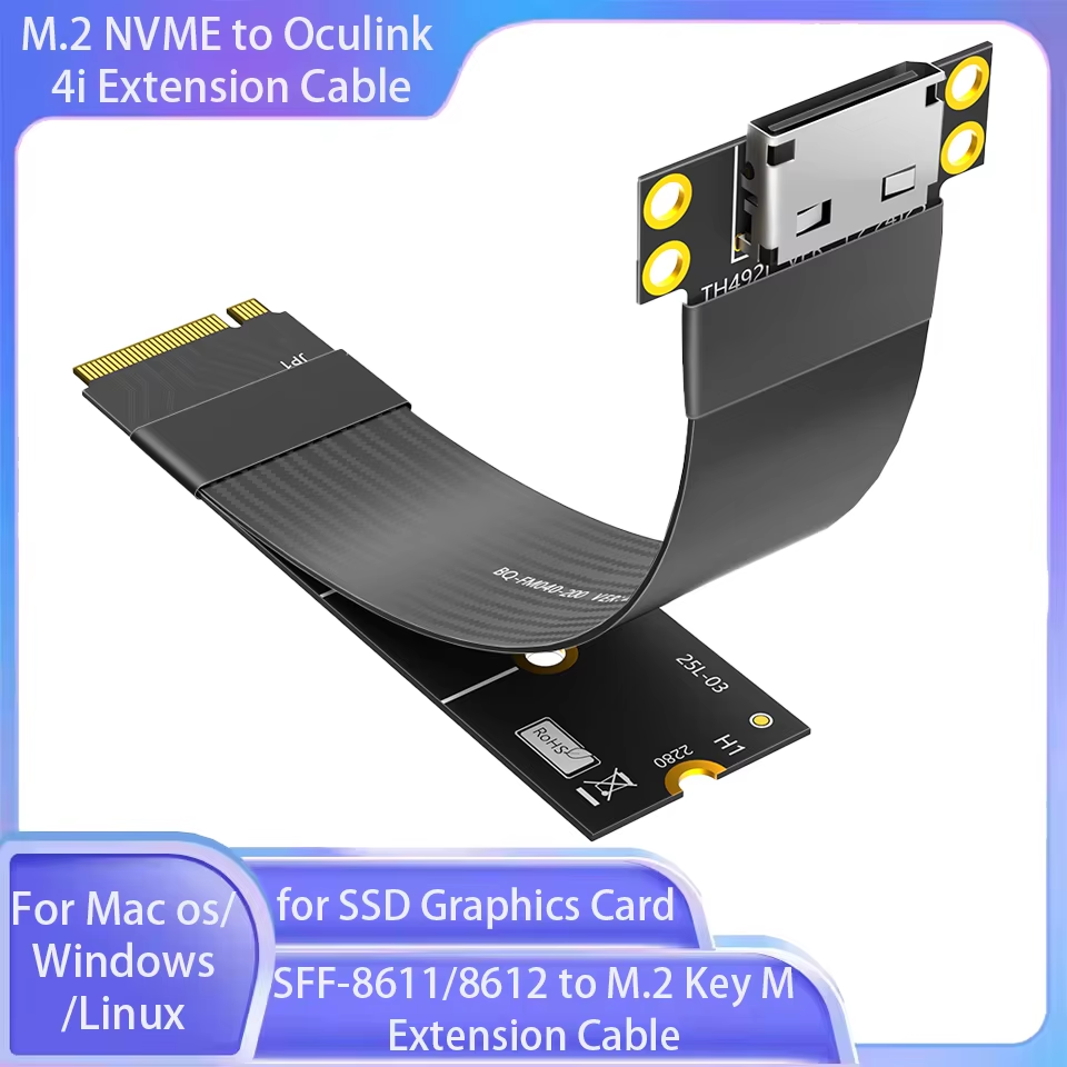 Oculink Egpu Mini Pc - Cable de extensión M.2 NVME a