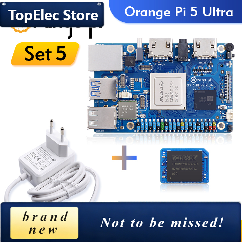 TopElec Orange Pi 5 Ultra + Fu - Rockchip Rk3588 Development Board reseña y precio