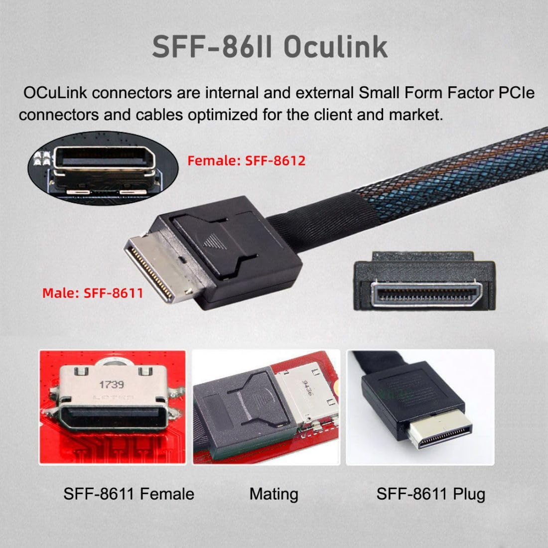 JonISerl Oculink Cable PCIe 4. - Oculink Egpu Mini Pc reseña y precio