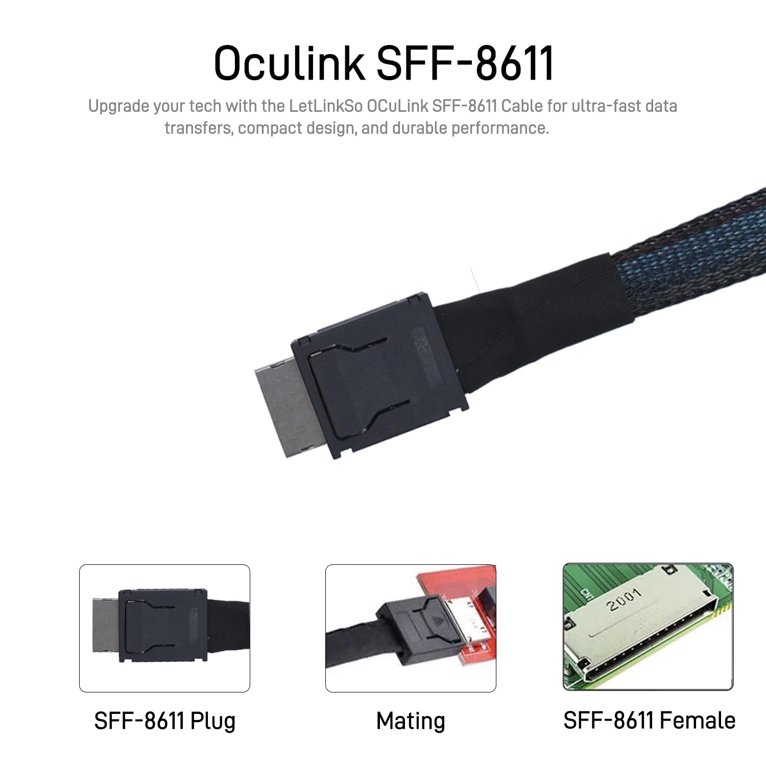 JonISerl Oculink Cable PCIe 4. - Oculink Egpu Mini Pc reseña y precio