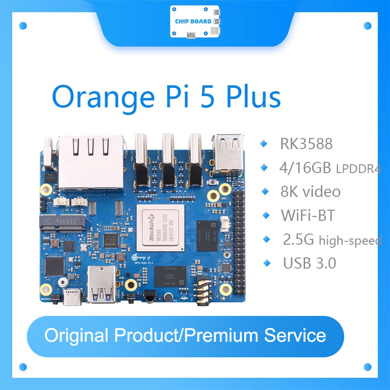 Orange Pi 5 Plus placa única p - Orange Pi 5 Plus 16Gb reseña y precio